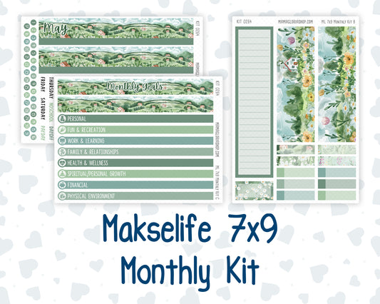 Kit 0264 - 7x9 - MakseLife - Monthly Kit - May - Spring Walk