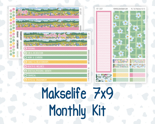 Kit 0267 - 7x9 - MakseLife - Monthly Kit - May - Flowers For Mama