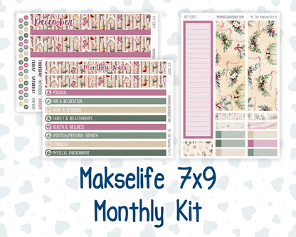 Kit 0307 - 7x9 - MakseLife - Monthly Kit - December - Velvet Hearth