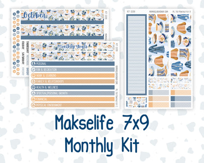 Kit 0299 - 7x9 - MakseLife - Monthly Kit - October - Book Nook