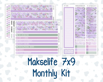 Kit 0263 - 7x9 - MakseLife - Monthly Kit - April - Lavender Drift