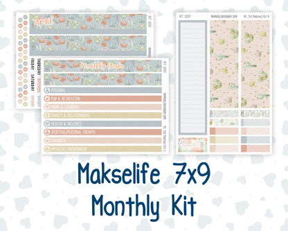Kit 0261 - 7x9 - MakseLife - Monthly Kit - April  - Llama Spring