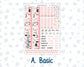 Kit 0297 - 7x9 - MakseLife - Monthly Kit - October - Pink Spell