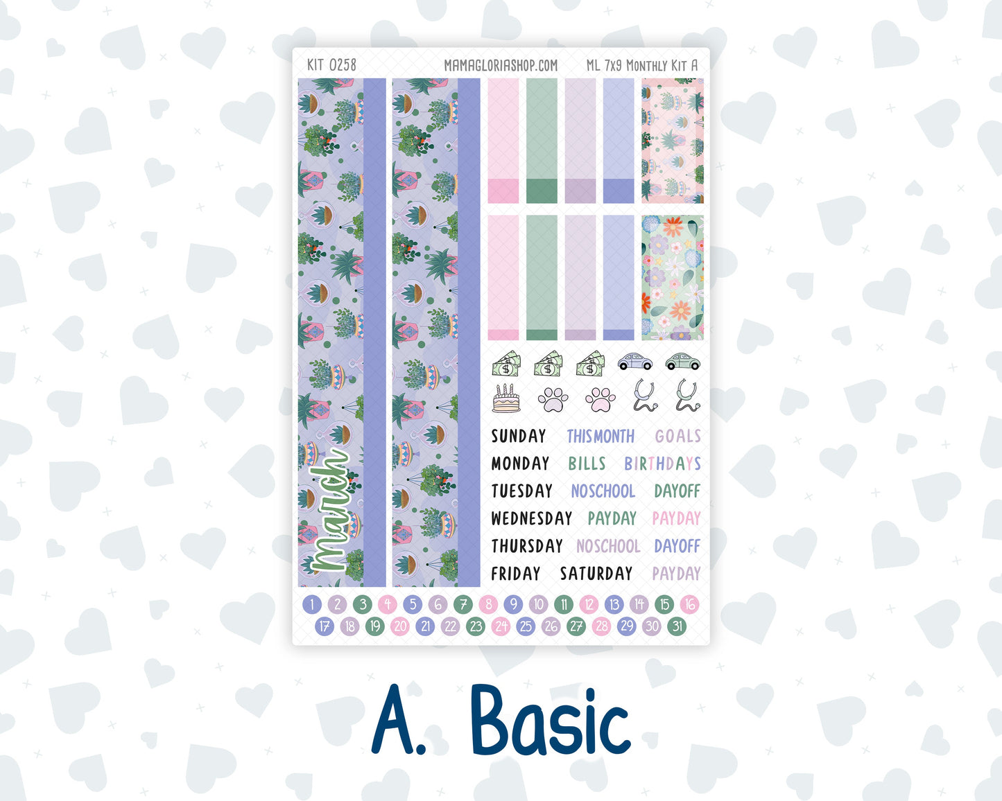 Kit 0258 - 7x9 - MakseLife - Monthly Kit - March - Plant Therapy