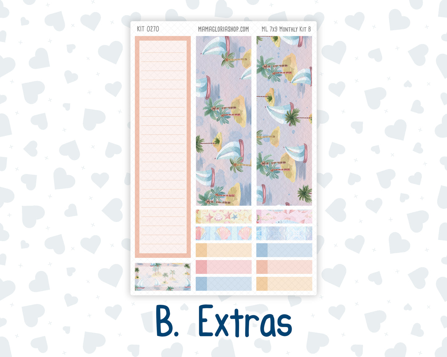 Kit 0270 - 7x9 - MakseLife - Monthly Kit - June - Beachside Bliss