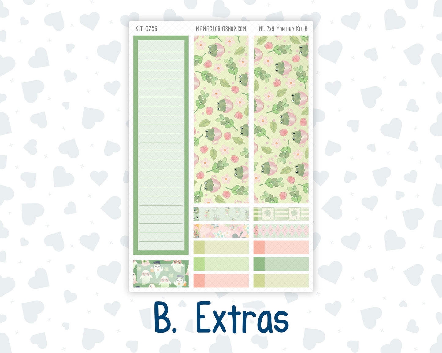 Kit 0256 - 7x9 - MakseLife - Monthly Kit - March - Froggy Luck