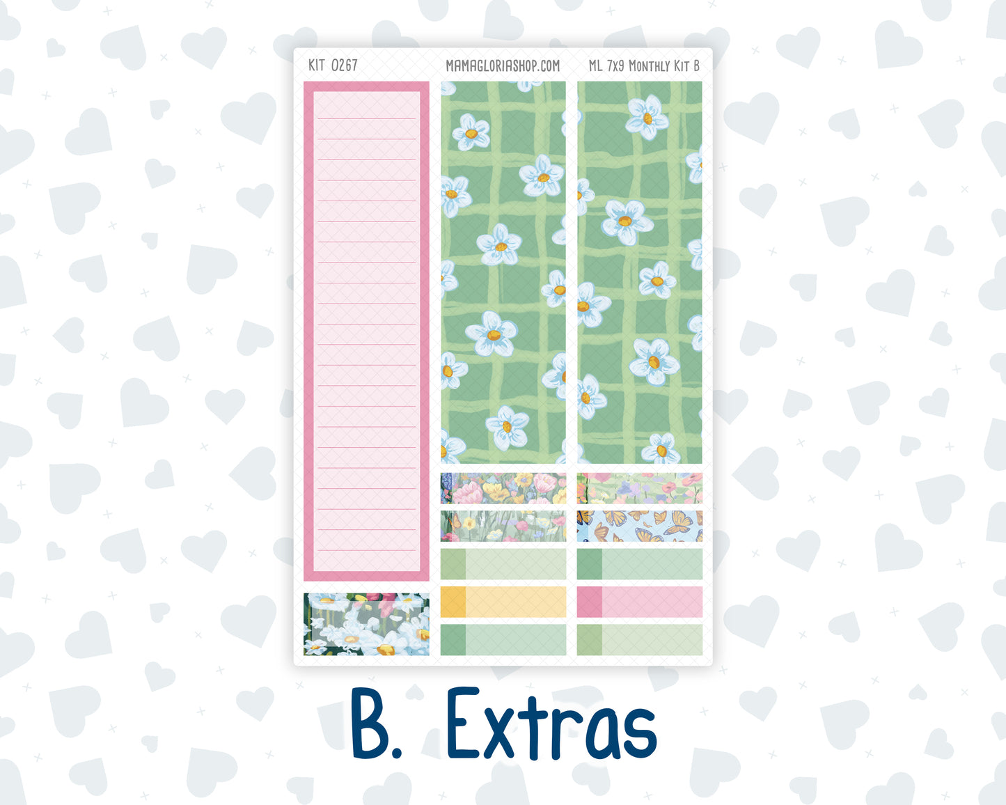 Kit 0267 - 7x9 - MakseLife - Monthly Kit - May - Flowers For Mama