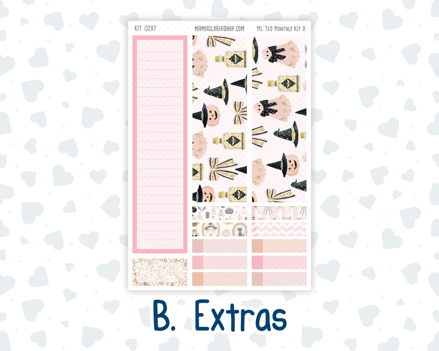 Kit 0297 - 7x9 - MakseLife - Monthly Kit - October - Pink Spell