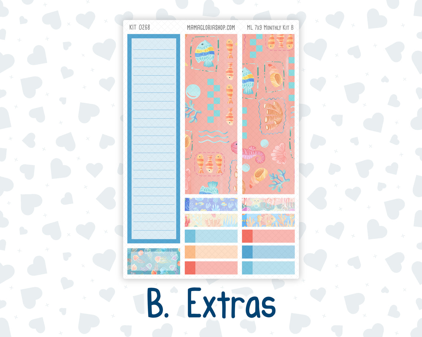 Kit 0268 - 7x9 - MakseLife - Monthly Kit - June - Sea Sweeties