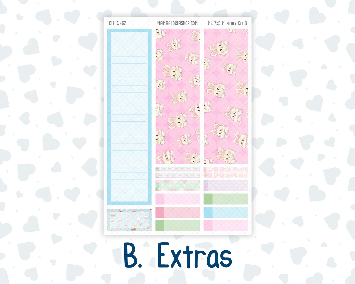 Kit 0262 - 7x9 - MakseLife - Monthly Kit - April - Spring Puffs