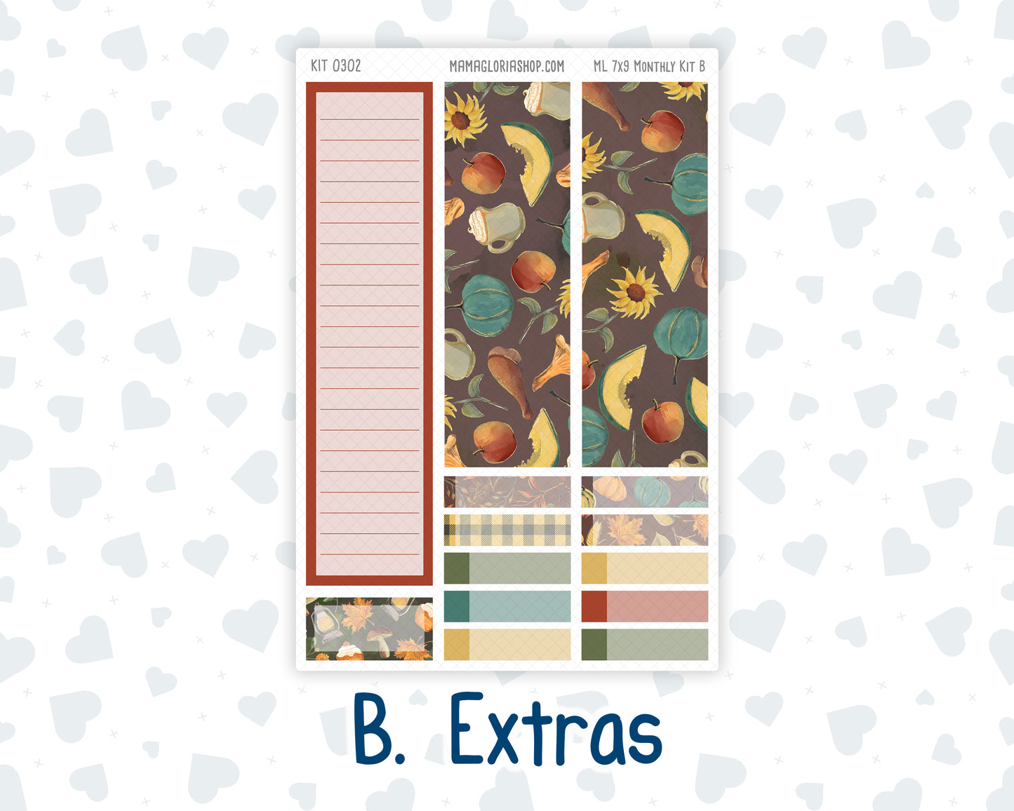 Kit 0302 - 7x9 - MakseLife - Monthly Kit - November - Thankful Season