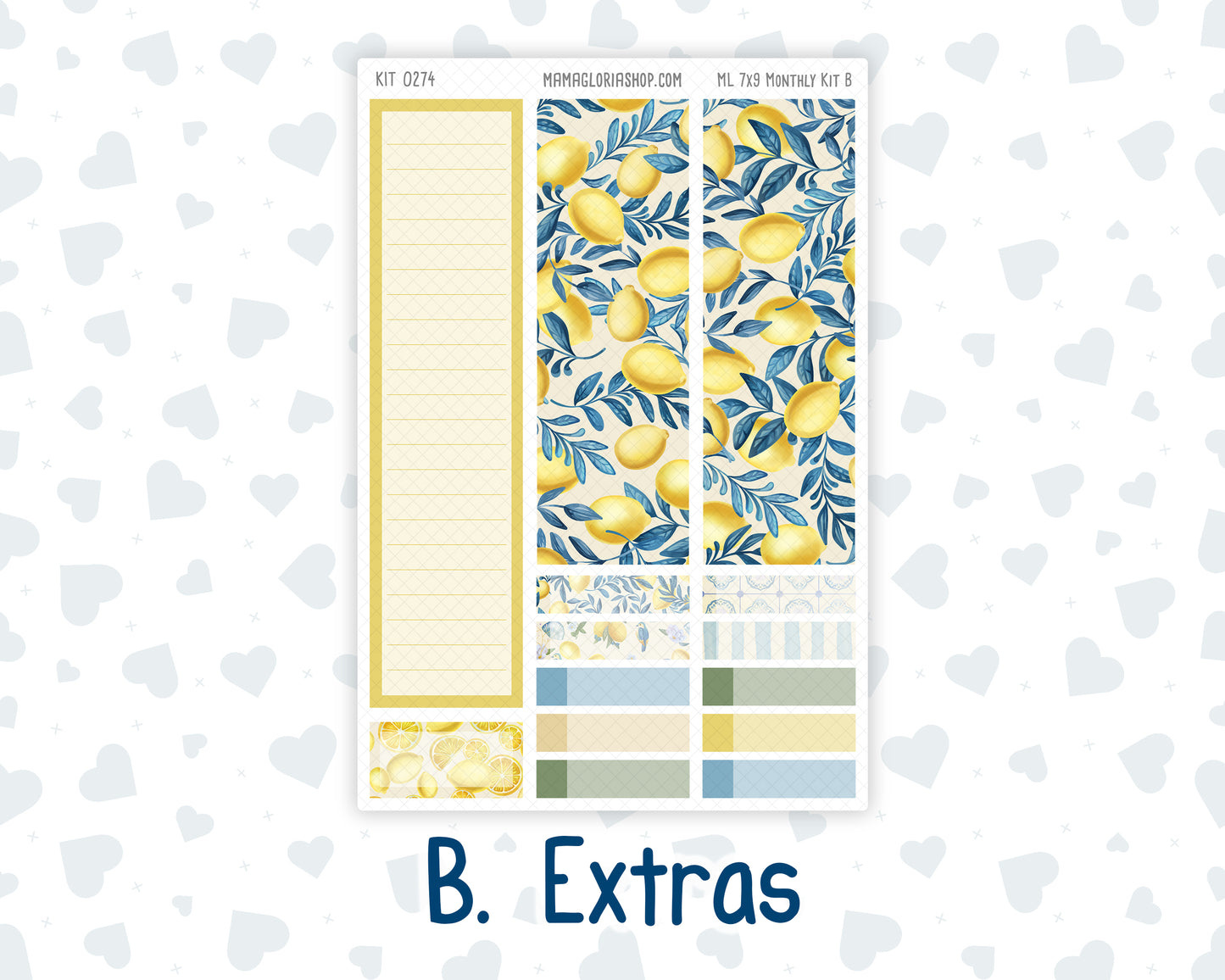 Kit 0274 - 7x9 - MakseLife - Monthly Kit - July - Sunny Lemon Shore