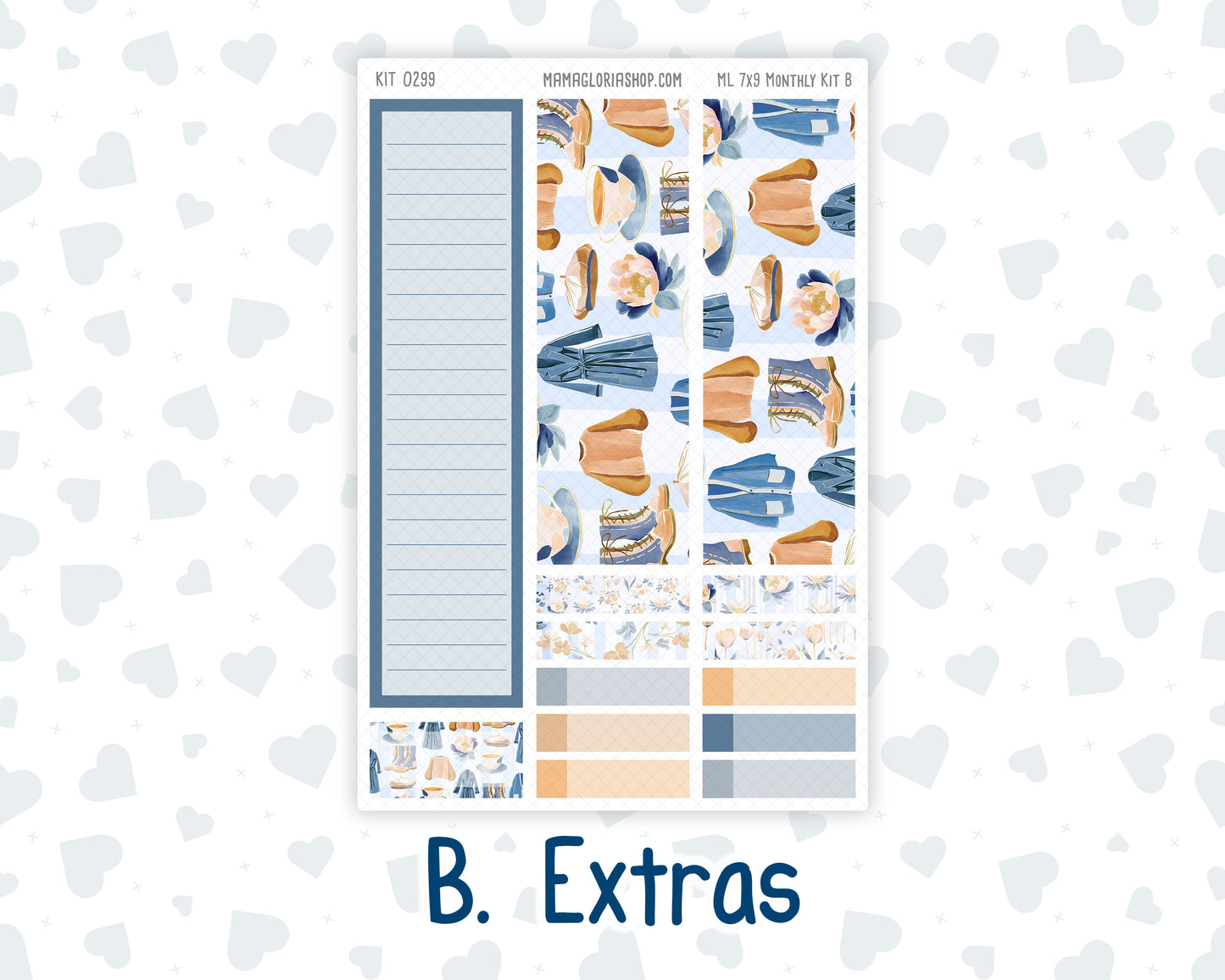 Kit 0299 - 7x9 - MakseLife - Monthly Kit - October - Book Nook