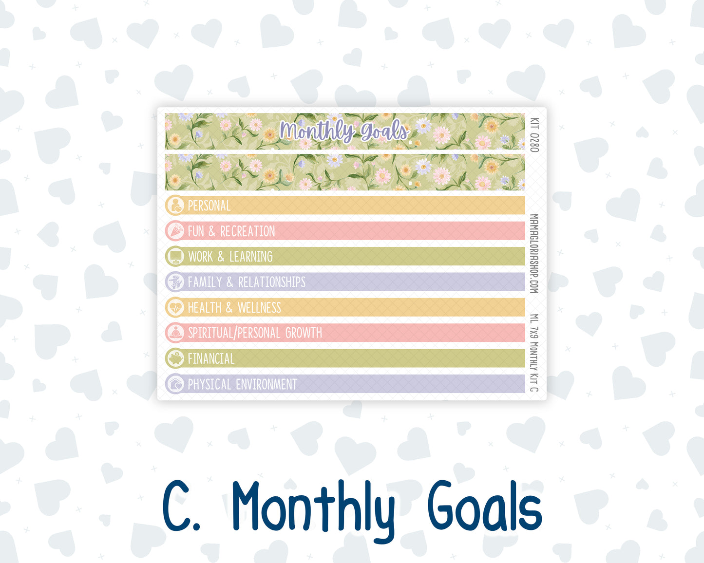Kit 0280 - 7x9 - MakseLife - Monthly Kit - Half Past Six In August