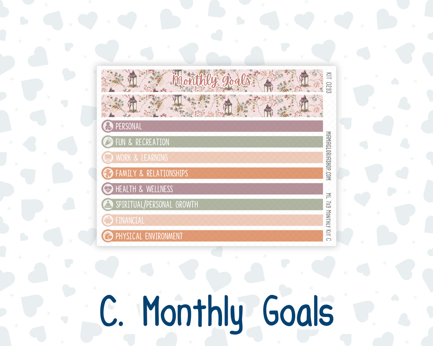 Kit 0293 - 7x9 - MakseLife - Monthly Kit - September - Fleur de Provence