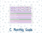 Kit 0263 - 7x9 - MakseLife - Monthly Kit - April - Lavender Drift