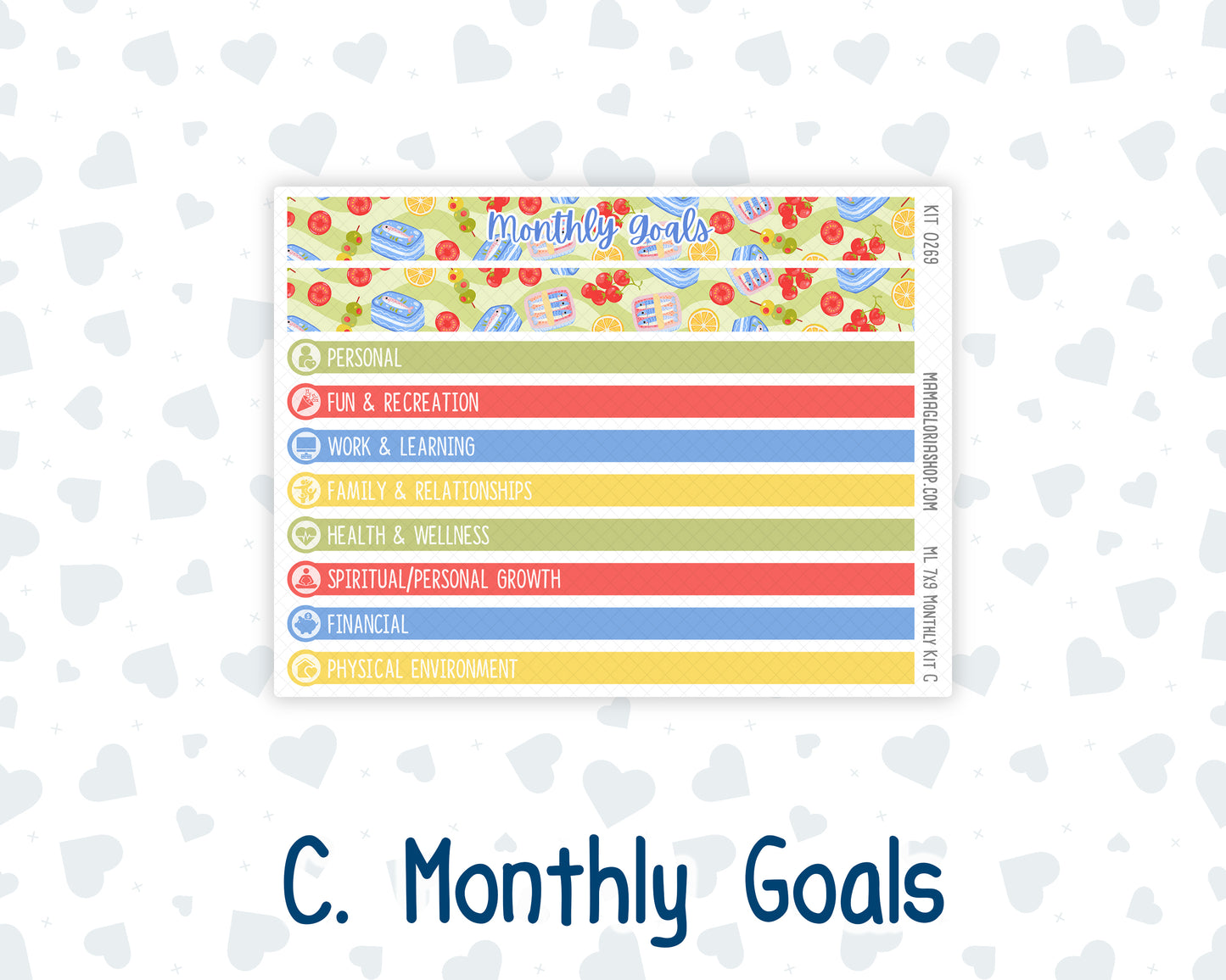 Kit 0269 - 7x9 - MakseLife - Monthly Kit - June - Dolce Mare