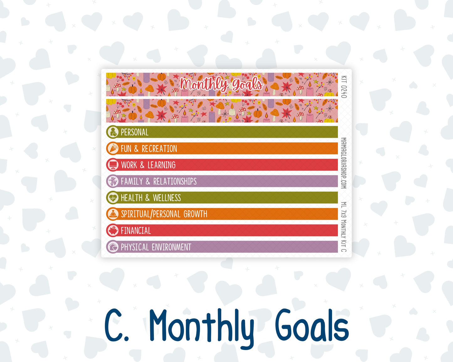 Kit 0240 - 7x9 - MakseLife - Monthly Kit - November - Cozy Thanksgiving