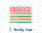 Kit 0276 - 7x9 - MakseLife - Monthly Kit - July - Melon Crush