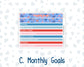Kit 0224 - 7x9 - MakseLife - Monthly Kit - July - Patriotic Parade