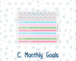 Kit 0262 - 7x9 - MakseLife - Monthly Kit - April - Spring Puffs