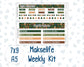 Kit 0242 - 7x9 | A5 MakseLife - Weekly Actions & Reflections - November - Cottage Autumn
