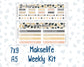 Kit 0272 - 7x9 | A5 MakseLife - Weekly Actions & Reflections - May - Graduation