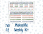 Kit 0266 - 7x9 | A5 MakseLife - Weekly Actions & Reflections - May - Froggy Lake Picnic