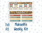 Kit 0302 - 7x9 | A5 MakseLife - Weekly Actions & Reflections - November - Thankful Season