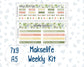 Kit 0295 - 7x9 | A5 MakseLife - Weekly Actions & Reflections - September - Apple Harvest