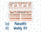 Kit 0296 - 7x9 | A5 MakseLife - Weekly Actions & Reflections - September - Coffee Break