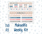 Kit 0234 - 7x9 | A5 MakseLife - Weekly Actions & Reflections - September - REF - Kit 0234 – Reader’s Escape - September