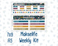 Kit 0304 - 7x9 | A5 MakseLife - Weekly Actions & Reflections - November - Autumn In Bloom