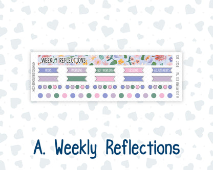 Kit 0258 - 7x9 | A5 MakseLife - Weekly Actions & Reflections - March - Plant Therapy