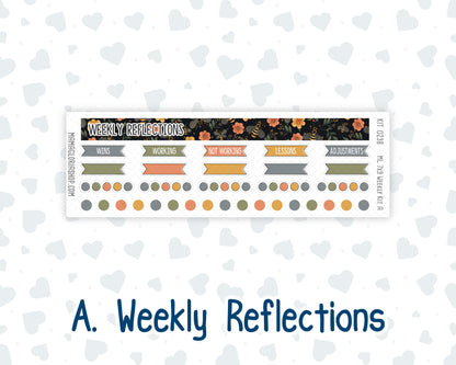 Kit 0238 - 7x9 | A5 MakseLife - Weekly Actions & Reflections - October - Starry Autumn Nights