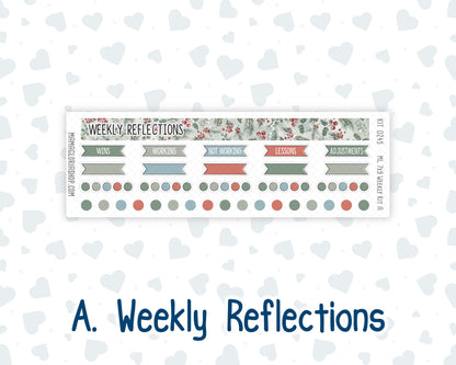Kit 0245 - 7x9 | A5 MakseLife - Weekly Actions & Reflections - December - Vintage Christmas
