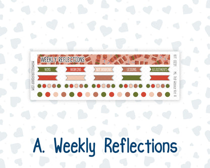 Kit 0231 - 7x9 | A5 MakseLife - Weekly Actions & Reflections - August - Backyard BBQ