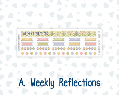 Kit 0280 - 7x9 | A5 MakseLife - Weekly Actions & Reflections - Half Past Six In August