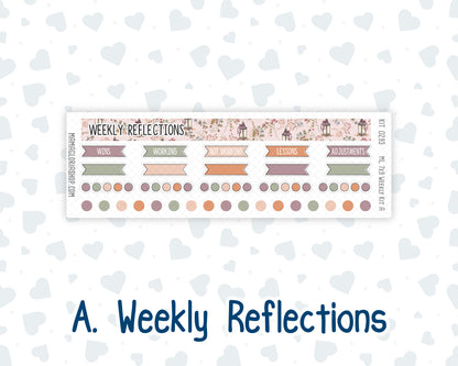 Kit 0293 - 7x9 | A5 MakseLife - Weekly Actions & Reflections - September - Fleur de Provence