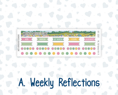 Kit 0267 - 7x9 | A5 MakseLife - Weekly Actions & Reflections - May - Flowers For Mama
