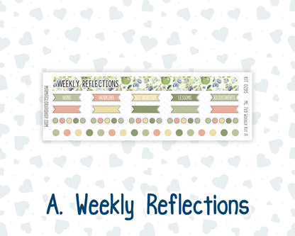 Kit 0295 - 7x9 | A5 MakseLife - Weekly Actions & Reflections - September - Apple Harvest