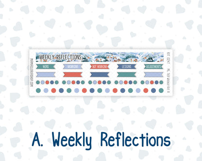 Kit 0247 - 7x9 | A5 MakseLife - Weekly Actions & Reflections - December - Snow Day Adventures