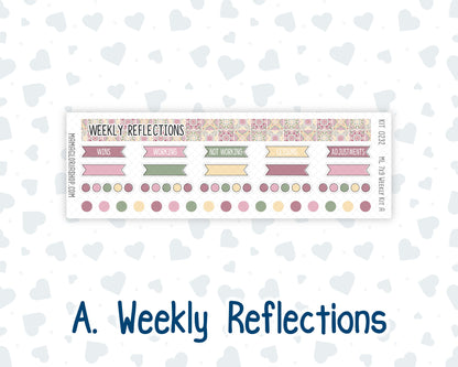 Kit 0232 - 7x9 | A5 MakseLife - Weekly Actions & Reflections - September - Heirloom Garden