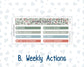 Kit 0245 - 7x9 | A5 MakseLife - Weekly Actions & Reflections - December - Vintage Christmas