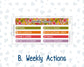 Kit 0240 - 7x9 | A5 MakseLife - Weekly Actions & Reflections - November - Cozy Thanksgiving
