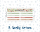 Kit 0244 - 7x9 | A5 MakseLife - Weekly Actions & Reflections - December - Santas Village