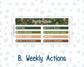 Kit 0242 - 7x9 | A5 MakseLife - Weekly Actions & Reflections - November - Cottage Autumn
