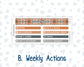 Kit 0237 - 7x9 | A5 MakseLife - Weekly Actions & Reflections - October - Forest Folk