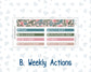 Kit 0275 - 7x9 | A5 MakseLife - Weekly Actions & Reflections - July - Tropical Safari Blush