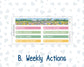 Kit 0267 - 7x9 | A5 MakseLife - Weekly Actions & Reflections - May - Flowers For Mama